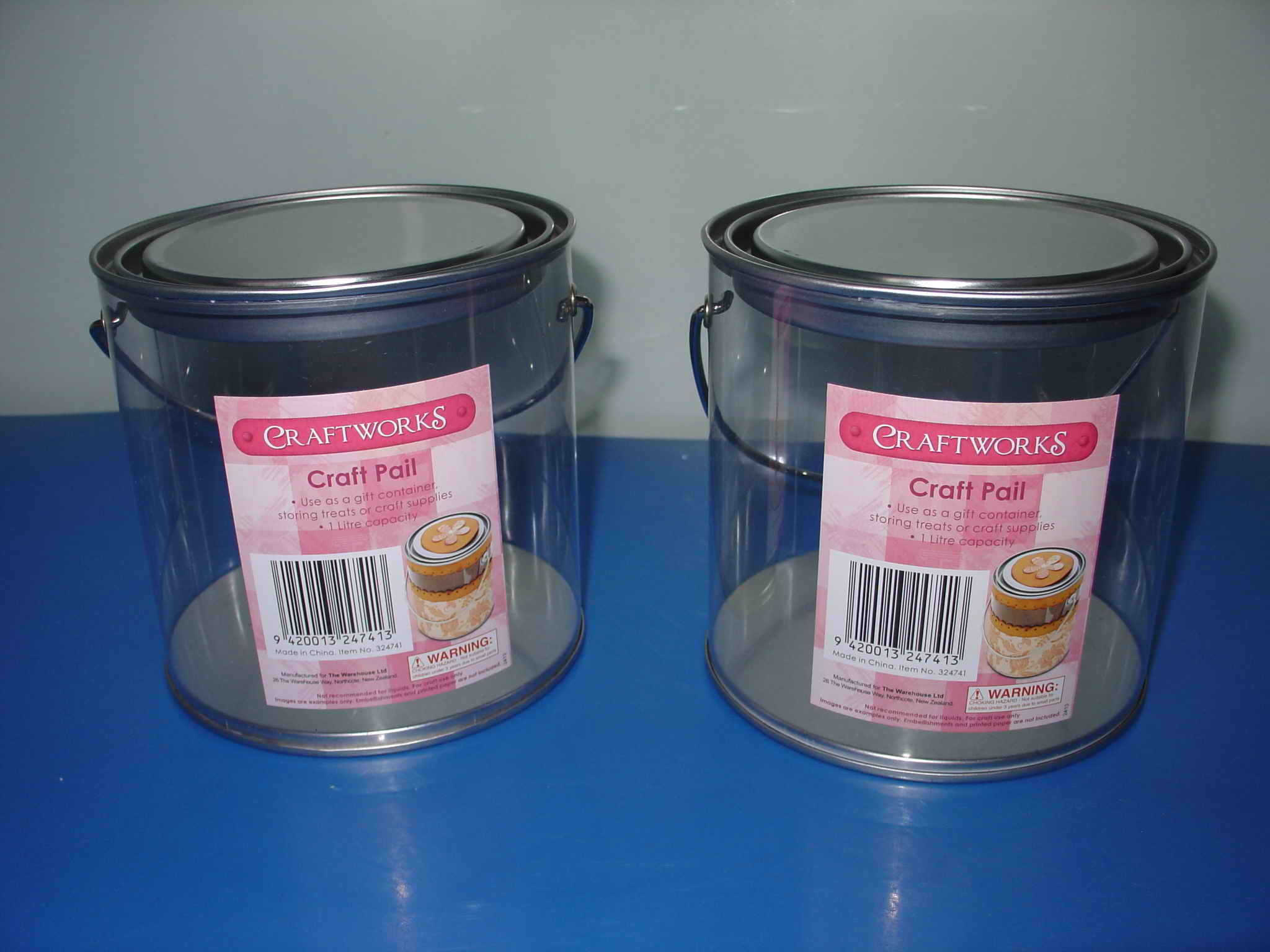 clear bucket,pvc bucket,clear pail,pvc pails,clear paint can,pvc paint